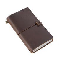 Carnet en cuir de qualité supérieure, durable, fait à la main, tailles A5, A6, A7, reliure cousue, journal pour les voyageurs et les journaux de vacances