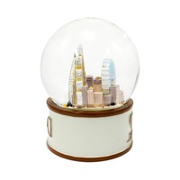 Boule à neige Dubaï en résine personnalisée boule à neige personnalisée City boule à neige