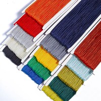 20 Yards Tressé Macrame Cordon Serpent Ventre 3mm Chinois Soutach Multicolore Nylon Corde Fil Fabrication de Bijoux Vêtement Chaussures DIY