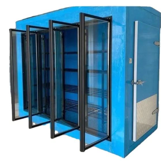 Equipo de refrigeración comercial para cámara frigorífica, enfriador con puertas de vidrio, puertas enfriadoras, puertas enfriadoras de cerveza a la venta