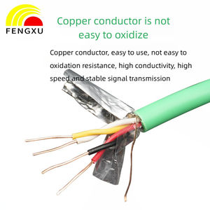 <span class=keywords><strong>Cable</strong></span> Chuanpu EIB <span class=keywords><strong>KNX</strong></span> de 4 núcleos 2P 2X2X0.8mm BC Verde, Conductor de Cobre Desnudo 99.99%, Blindado, Aislamiento de PVC, 100m/200m/300m para <span class=keywords><strong>KNX</strong></span> - Product Image 4