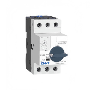 Disjoncteur de protection moteur CHNT NS2-25X MPCB, démarreur <span class=keywords><strong>manuel</strong></span> triphasé, protection contre les surcharges et les courts-circuits, pouvoir de coupure 25kA, usage industriel - Product Image 1