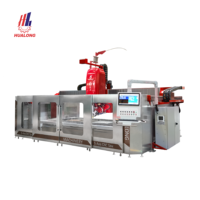 Máquina de Corte por Chorro de Agua Hualong de 5 Ejes con Control CNC Italiano ESA y Motor con Caja de Cambios para Corte de Piedra (Granito, Mármol, Cuarzo)