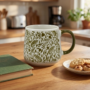 Mug à lait en porcelaine classique de luxe léger, motif floral, motif de dessin animé, sans danger pour les aliments, compatible lave-vaisselle/micro-ondes, vente chaude - Product Image 6