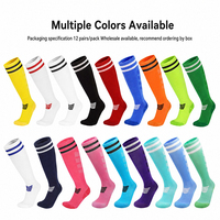 Calcetines de Fútbol Personalizados con Logotipo del Equipo, Venta al Por Mayor OEM, Calcetines Antideslizantes para Jugadores de Club