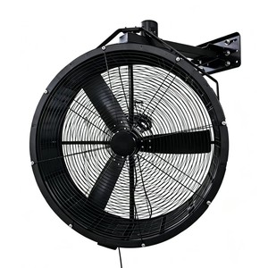Ventilateur industriel axial 48 pouces à pales en plastique, roulement à billes, électrique, sur pied, pour la ventilation des usines et entrepôts - Product Image 3