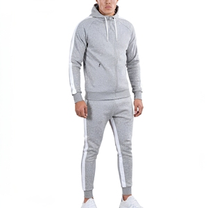 Conjunto Deportivo y Sudadera con Capucha para Hombre, con Cierre Completo, de Felpa Técnica, con Logotipo Personalizable, Nuevo y en Tendencia, para Uso Diario - Product Image 1