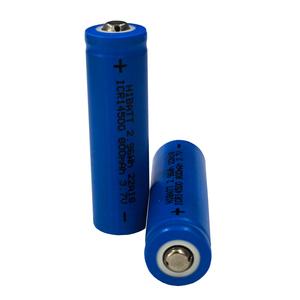 Batería de iones de litio 14500, batería AA recargable de 3,7 V, 800mAh, botón de capacidad completa, juguete de parte superior plana, batería de Control remoto con vista láser