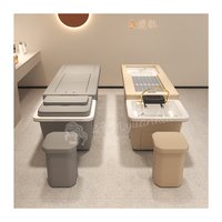 Baignoire Pédiluve Intelligente à Température Constante et Circulation d'Eau, Moxibustion, Lit de Lavage Thaïlandais, Spécial Salon de Beauté, Réglable