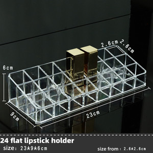 Trong Suốt 24-Thanh Son Môi Hiển Thị Hộp <span class=keywords><strong>Acrylic</strong></span> Máy Tính Để Bàn Mẫu Lưu Trữ Và Mỹ Phẩm Hộp Đồ Trang Sức - Product Image 3