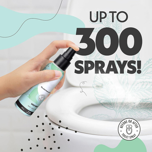 Spray WC Format Voyage Marque Blanche, Éliminateur d'Odeurs <span class=keywords><strong>de</strong></span> Toilettes aux Huiles Essentielles Naturelles, <span class=keywords><strong>Parfum</strong></span> pour WC - Product Image 5