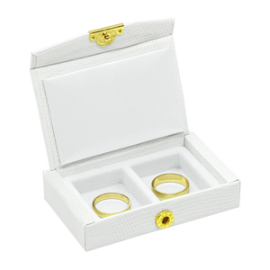 Serie 5100 ELEGANCE – Fedi nuziali piatte presentate | Scatola per fedi nuziali 75×50×15 mm - Product Image 2
