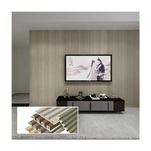 Pared cemento textura piedra aspecto WPC listón gran hoja paneles para la decoración de la cocina - Product Image 4