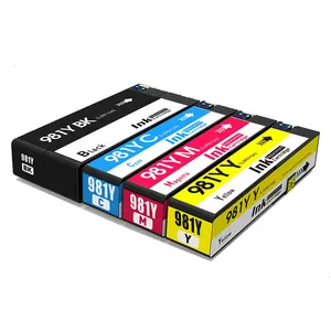 For hp printer cartridge wholesale 981y compatible with hp pagewide enterprise color 556 586 58650 mfp55650