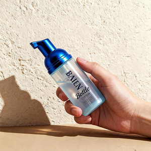 Bouteille ronde en PET écologique de 50 ml pour mousse, petite capacité, flacon d'essai pour nettoyant <span class=keywords><strong>visage</strong></span> en mousse - Product Image 3