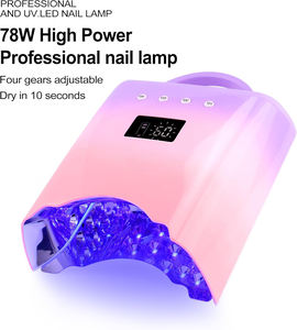 Lámpara Secadora de Uñas Profesional Recargable de 78W, LED UV, con Base Metálica y Asa, Inalámbrica, con Batería Recargable - Product Image 2