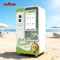 Máquina Expendedora Inteligente de Helados para Parques de Diversiones, Solución Automática de Helado Suave para Negocios Turísticos de Temporada