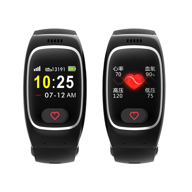4g Small Gps Watch Tracking Personal tracker SOS Button Bracelet with Health Detection for Senior