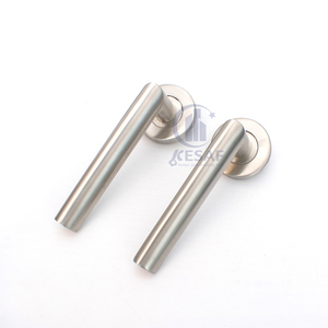 Kesaf tùy chỉnh cửa phần cứng/Trắng phòng xử lý cho cửa ra vào nóng bán giá rẻ Châu Âu hiện đại bên ngoài chải hộp vàng cao cấp - Product Image 5