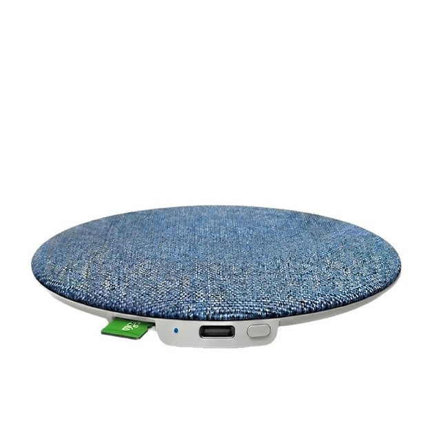 New Ultra-thin Pillow Top Sound Disc Wireless Speaker for Home Sleep, White Noise Mini Mini Speaker Supporting TF Card