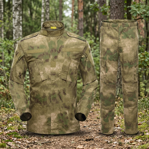 Men's Upgraded ACU Uniform, 2nd Generation Durable Tactical Suit, Camo Outdoor Wear-Resistant Training Gear - Product Image 4