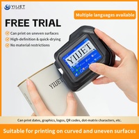 Impresora de Inyección de Tinta Mini YIIJET Y-20, Impresora de Etiquetas de 600dpi, Impresión de Códigos QR, Códigos de Barras y Números de Lote para Metal, Cartón y Bolsas