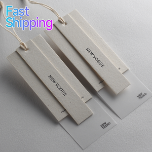 Thiết Kế Mới Tùy Biến Foiled Vàng Đen Mẫu Miễn Phí Cho Hàng May Mặc Thương Hiệu Tên Logo Quần Áo Treo Nhãn Thẻ - Product Image 3