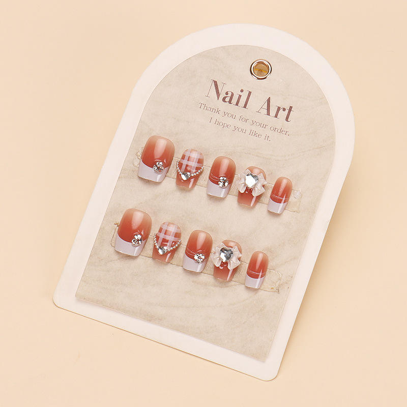 เล็บทำมือ1601กล่องขนาด10ชิ้น