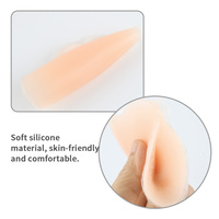 Cache-tétons en silicone réutilisables, lavables, invisibles, auto-adhésifs, forme pêche, pour le quotidien et le sport féminin