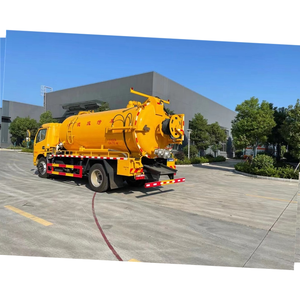 Diesel-Fueled Municipal Sanitation Sewage Pumping Manure Truck High Pressure Pipeline Septic Truck Motor Gearbox Used Sewage - Product Image 6