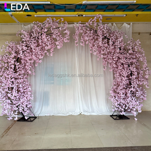 ชุดตกแต่งโรงแรมสำหรับงานอีเว้นท์ LEDA ต้นซากุระประดิษฐ์สีชมพู ซุ้มดอกไม้สำหรับงานแต่งงาน - Product Image 4