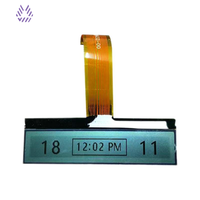 Layar LCD Peralatan Rumah Tangga Display Chip 25632 Dot Matrix COG Purifier 2.48 Inci Putih ODM 12 O'clock Lebar 62.0*12.0 COG+FPC