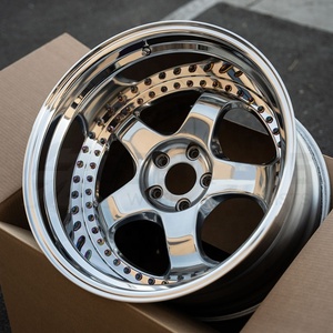 Jantes forgées 3 pièces pour voitures de course 17 18 19 20 21 22 pouces 4x100 4x114.3 5x100 5x108 5x112 5x114.3 5x115 5x120 5x130 pour voitures de <span class=keywords><strong>sport</strong></span> et coupés - Product Image 3