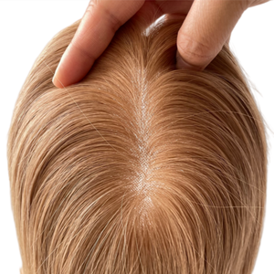 5.5''*6.5'' Mono Base Handmade Hair <b>Toupee</b> Pieces Virgin Human Hair for Women - Product Image 3