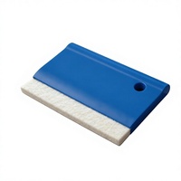 MOXB Guanghuan GH Outil pour film de voiture, grande raclette en feutre de laine épaissi pour décapage de cire, changement de couleur réfléchissant vert bleu