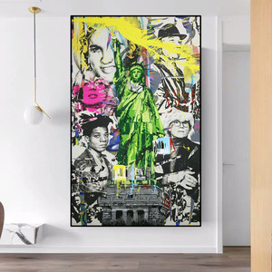 Graffiti Pop Art poster statua della libertà stampe su tela stampe astratte Street Wall Picture For Living Room Home Decor Cuadro - Product Image 3