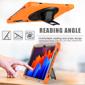 Keyson — <span class=keywords><strong>coque</strong></span> hybride robuste à bandoulière pour tablette, 12.4 pouces, pour <span class=keywords><strong>Samsung</strong></span> <span class=keywords><strong>Galaxy</strong></span> <span class=keywords><strong>Tab</strong></span> <span class=keywords><strong>S7</strong></span> Plus T970 T975 - Product Image 5