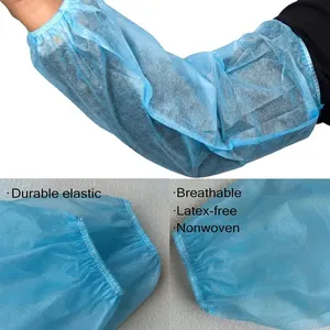 Factory Direct Disposable Plastic Pe Elastic Cuffs Arm Sleeves Cover