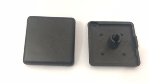 Embouts noirs en ABS Gubo <span class=keywords><strong>50x50</strong></span> pour profilé aluminium à 10 fentes - Product Image 3