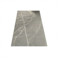 Panneaux en PVC marbré imperméables modernes à haute brillance pour la décoration murale intérieure ; Panneaux imprimés en 3D pour usage domestique et commercial