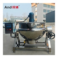 Offre Spéciale Vapeur Chemisé Bouilloire Avec Agitateur Pour Sauce/double vapeur Chemisé Bouilloire/automatique basculement Chemisé Bouilloire Prix