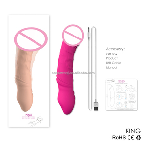 <span class=keywords><strong>Vibrator</strong></span> Titik G Silikon Aman Alat Simulasi Dildo Berputar untuk Masturbasi Wanita dan Seks Pasangan - Product Image 6