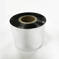 Pita Barcode Thermal Transfer Murah 110mm*300m Kompatibel dengan Printer Label, Printer Warna, Mesin Ketik, Ukuran Kustom