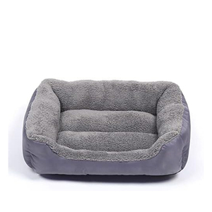 Colchón ortopédico de espuma de felpa sólida moderno de lujo de alta calidad para mascotas y camas para perros con funda extraíble para uso en todas las estaciones - Product Image 2