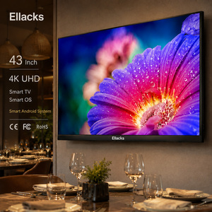 Smart TV de 43 Pulgadas, Pantalla LED Android, WiFi, Bluetooth, FHD 4K, Panel Plano, Televisor para Casa u Hotel, Smart TV, Pantalla - Product Image 1
