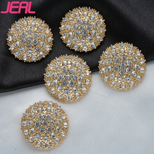 Sang Trọng Thân Thiện Với Môi Kẽm Hợp Kim Vòng Chân Nút Với 38Mm Rhinestone Chỉnh Trang Cho May Mặc - Product Image 1