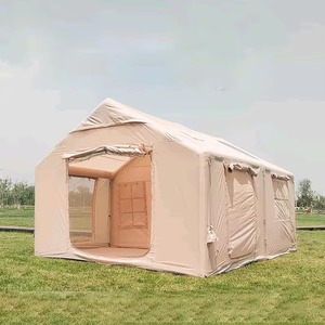 Tente gonflable de camping portable pour la famille, à une seule couche, carrée, en Oxford, sur mesure, sans assemblage requis, cabanes pliantes pour l'hiver - Product Image 2