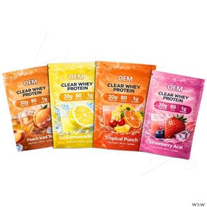 Isolat de protéines de lactosérum de haute qualité, saveur thé glacé à la pêche, 20 g de protéines, boost d'énergie, force, croissance musculaire - Product Image 6