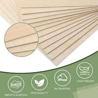 Panneau de Contreplaqué de Bouleau Stratifié 3mm Poli Couleur Naturelle Design Moderne pour Bricolage, Décoration d'Intérieur et Projets Scolaires