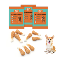 Friandises pour animaux de compagnie : Bandes molaires premium, collation pour chien séchée à l'air, aliments pour animaux riches en protéines et au goût végétal